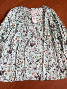 J. Jill Patterned Shirt Size Medium NWT